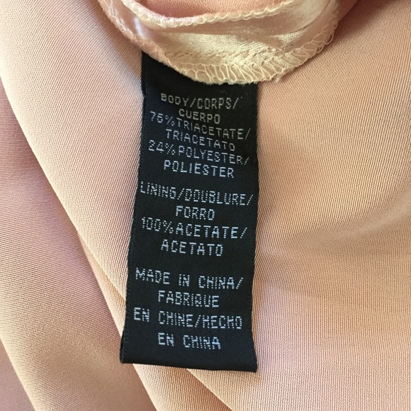 Jill Stuart rosy pink nude satin gown with tags - Picture 5 of 7